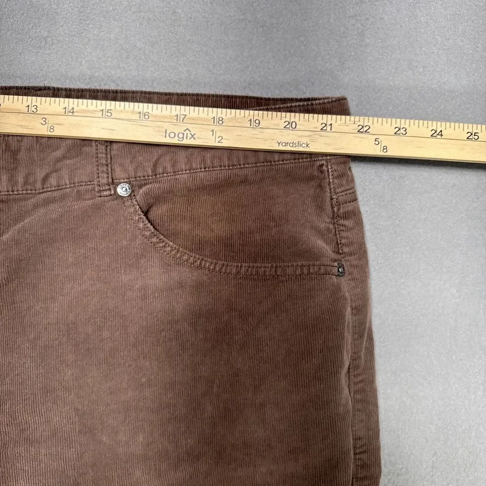 Peter Millar Corduroy Pants‎ Mens 44x33 Brown Straight Preppy Career Casual Trad